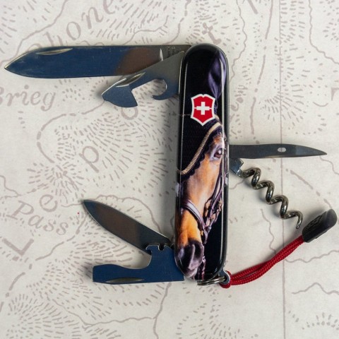 Складаний ніж Victorinox SPARTAN ZODIAC Королівський кінь 1.3603.3.Z5290pk