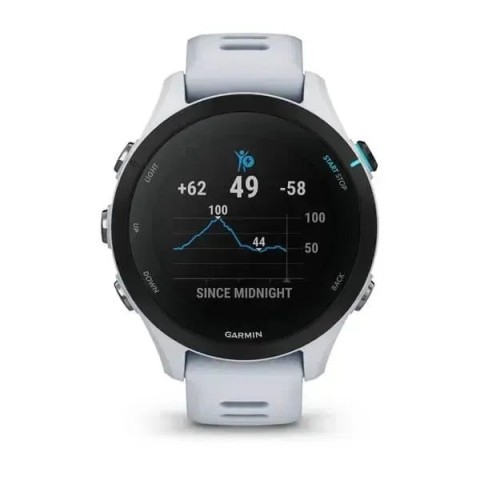 Смарт-часы Garmin Forerunner 255s Music белый камень
