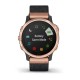 Смарт-часы Garmin fenix 6S Pro Sapphire розово-золотистые с черным нейлоновым ремешком