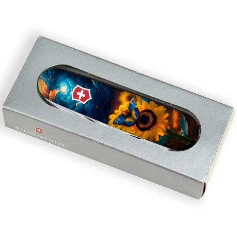 Ніж Victorinox Huntsman Ukraine 91мм,15функ ,Зоряний метелик