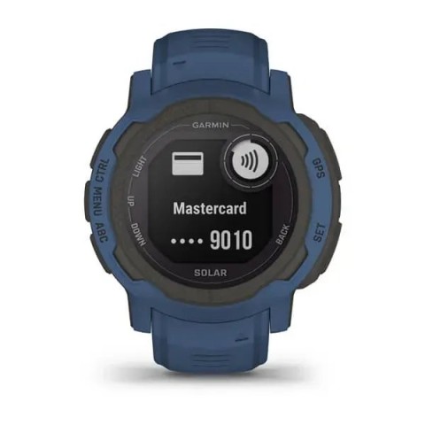 Смарт-годинник Garmin Instinct 2 Solar синій
