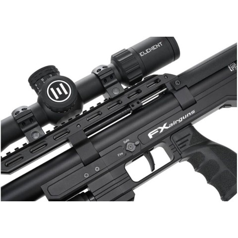 Пневматична редукторна гвинтівка FX Airgun Leopard Black Sniper Bottle .177 кал