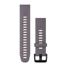 Ремінці для годинника Garmin QuickFit 20 силіконові орхідеєві/світло-пісочні