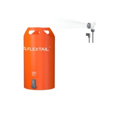 Душ портативний із ємністю та насосом Flextail Tiny Shower Bucket, 20л, помаранчевий
