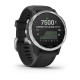 Смарт-годинник Garmin fenix 6S Solar сріблястий з чорним ремінцем
