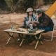 Розкладний стіл Naturehike CNH22JU050, алюміній, темно-зелений