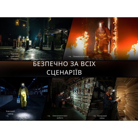 Ліхтар налобний вибухобезпечний Fenix WH35RE