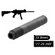 Глушник AFTactical S44N60 6 сепараторів .38 (9мм) 1/2x28 UNEF AKDAS SA-9HP