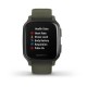 Смарт-годинник Garmin Venu Sq Music Edition темно-зелений із сірим безелем