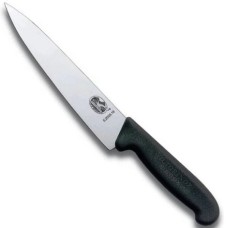 Нож кухонный разделочный Victorinox Fibrox 15 см, черный