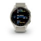 Смарт-годинник Garmin Approach S50 з кремово-золотистим алюмінієвим безелем і нейлоновим ремінцем ComfortFit кольору слонової кістки