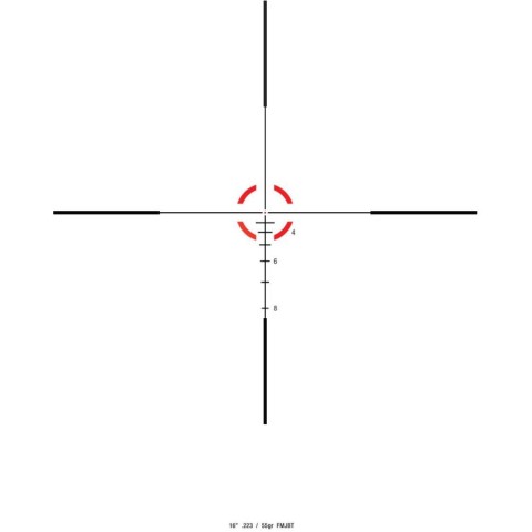 Приціл оптичний Trijicon Credo 1-6x24 55gr .223 SFP Red