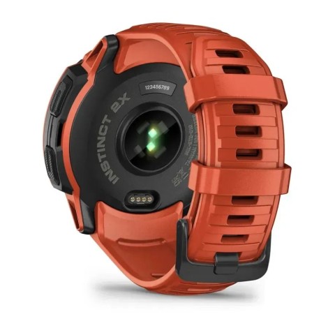 Смарт-годинник Garmin Instinct 2X Solar полум’яно-червоний