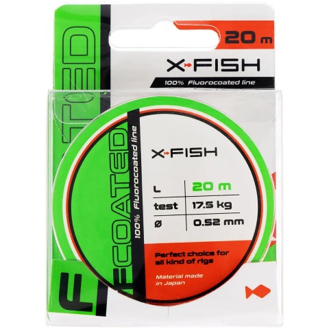 Флюорокарбон X-Fish FCoated 20m 0.52mm 17.5kg