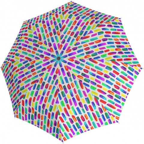 Парасоля складана Knirps A.200 Medium Duomatic Create Crystal