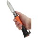 Нож Opinel №12 Explore, w/ Tick Remover ц:orange