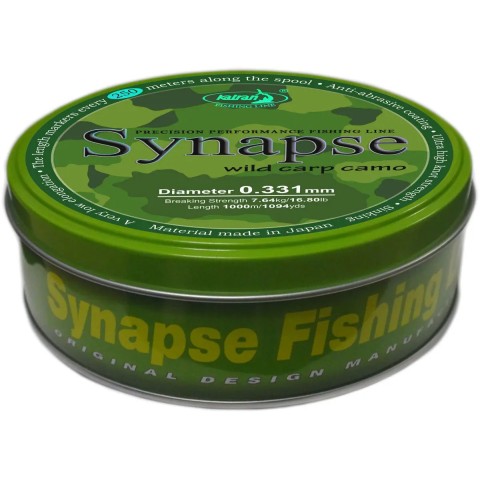 Волосінь Katran Synapse Wild Carp Camo 1000m (dark camo) 0.331mm 16.8lb