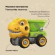 Машинка-конструктор OTAMANKO Тиранозавр самоскид Жовтий/Зелений
