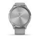 Смарт-часы Garmin vivomove 3 с серебристым безелем и пыльно-серым ремешком