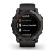 Смарт-часы Garmin fenix 7X Pro Sapphire Solar Edition карбоново-серые титановые DLC с черным ремешком