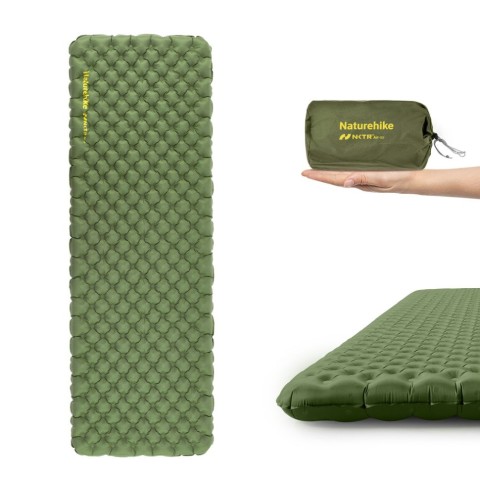 Матрац туристичний самонадувний двомісний Naturehike CNH23DZ10002, 200x150x11 см, бежевий