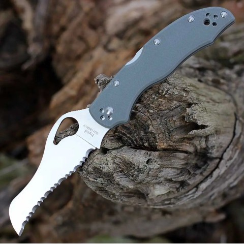 Нож Spyderco Gooney, 9Cr14MoV, G-10, SpyderEdge gray
