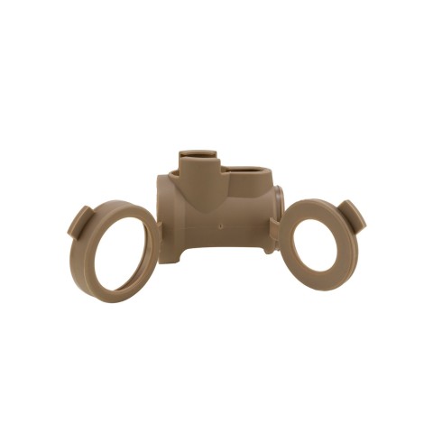 Резиновый чехол с прозрачными крышкам FDE TRIJICON для MRO