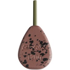 Грузило Brain In-Line Flat Lead 120g 2шт/уп brown