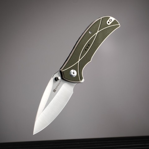 Ніж складаний туристичний Sencut Hyrax, (8.4 см) 9Cr18MoV / G10 сірий