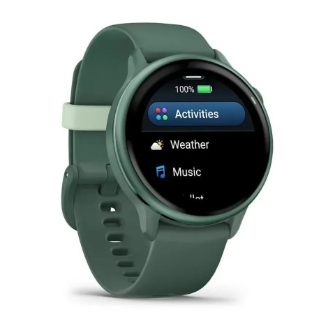 Смарт-годинник Garmin vivoactive 6 металік/яшмово-зелений