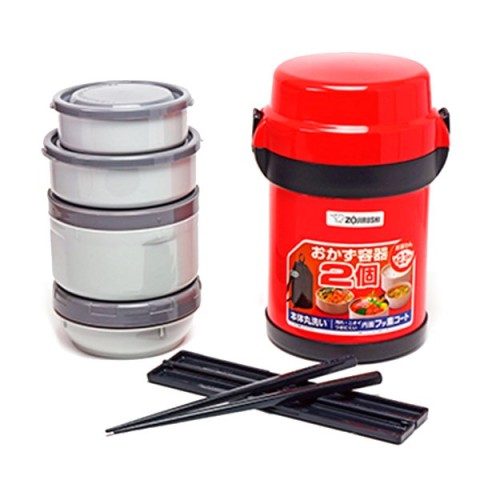 Набір для ланча Zojirushi SL-JAF14RU 1.23 л червоний