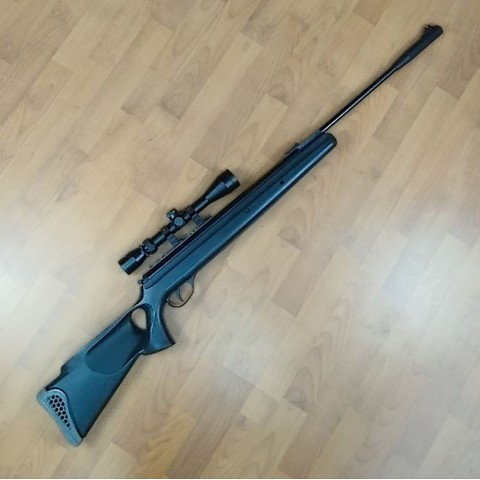 Пневматична гвинтівка Hatsan 125 TH бу з чохлом та ОП