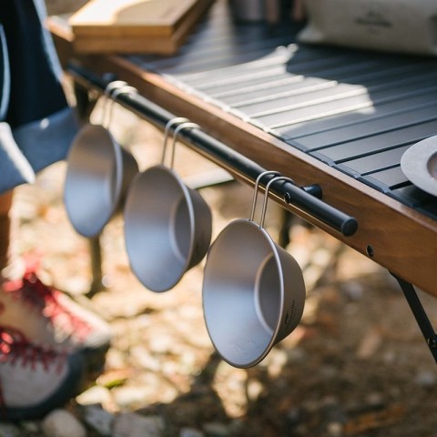 Розкладний стіл великий Naturehike CNK2300JU010, алюміній, чорний