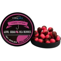 Бойлы Wafters Crazy Carp Hybrid Wafters 12mm Devil Squid & Red Berry (55шт/уп)