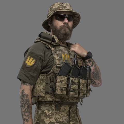 Комплект балістичних пакетів для бронежилета. Ukrarmor Перед та спина. S/M 2