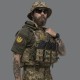 Комплект балістичних пакетів для бронежилета. Ukrarmor Перед та спина. S/M 2