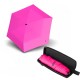 Парасоля Knirps X4U Neon Pink Мех/Складана/6спиць /D90x21см з EVA чохлом