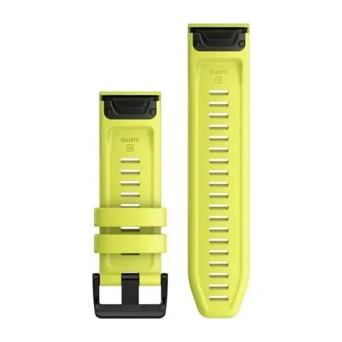 Ремешки для часов Garmin QuickFit 26 силиконовые желтые