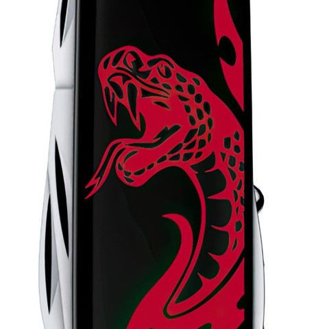 Складаний ніж Victorinox HUNTSMAN ZODIAC Вражаюча змія 1.3713.3.Z4351u