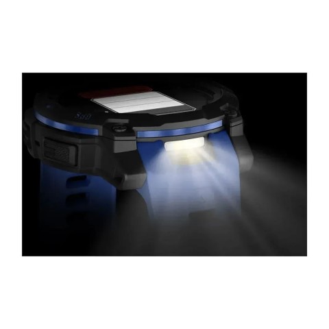 Смарт-годинник Garmin Instinct 3 (45 мм) AMOLED синя блискавка/чорний