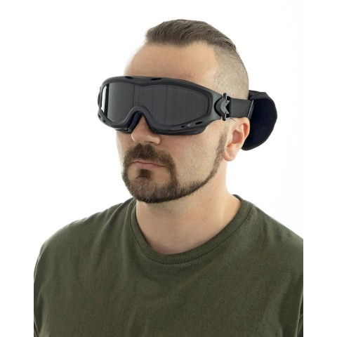 Маска-очки баллистическая Wiley X Spear Dual. 3 линзы (Grey/Clear/Rust) Black