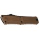 Нож Microtech Combat Troodon GEN III Tanto Edge Black Blade ц:tan