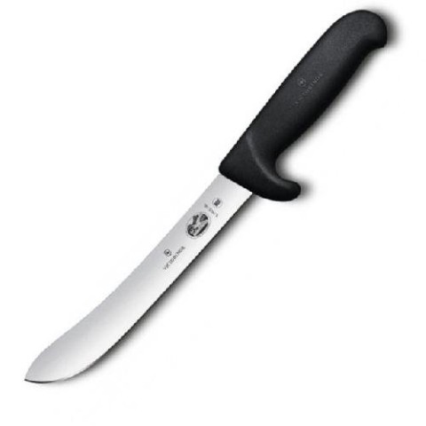 Кухонний ніж Victorinox Fibrox Butcher лезо 18см з чорн. ручкою