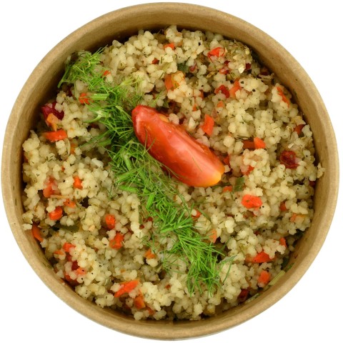 Кус-кус з овочами  Happy Elk прозора упаковка