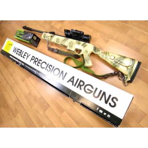 Гвинтівка пневматична Webley Spector D-Ram з оптичним прицілом бу