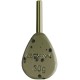 Грузило Brain In-Line Flat Lead 30g 2шт/уп green