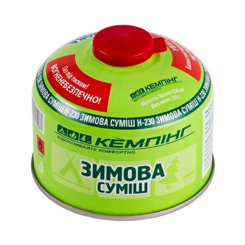 Газовий балон Кемпінг Зимова суміш H-230