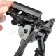 Сошки XD Precision EZ Pivot & Pan 6-9'. Высота - 16.5-23.5 см