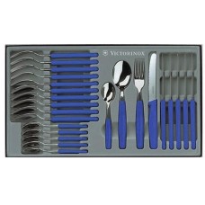 Набор Victorinox, 24 столовых предмета, серрейтор, синий