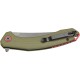 Нож CJRB Gobi Black Blade, AR-RPM9 Steel, ц:green